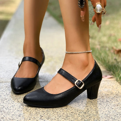 Luxury High Heel Leather Shoes