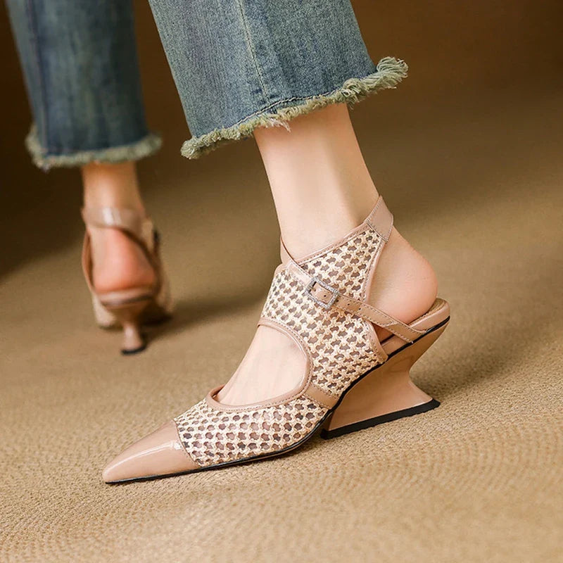 Luxurious Soft Leather Mule Shoes