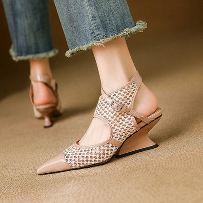 Luxurious Soft Leather Mule Shoes