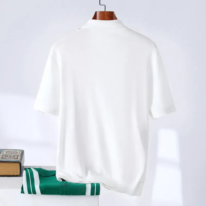 Men's Striped Polo Shirt