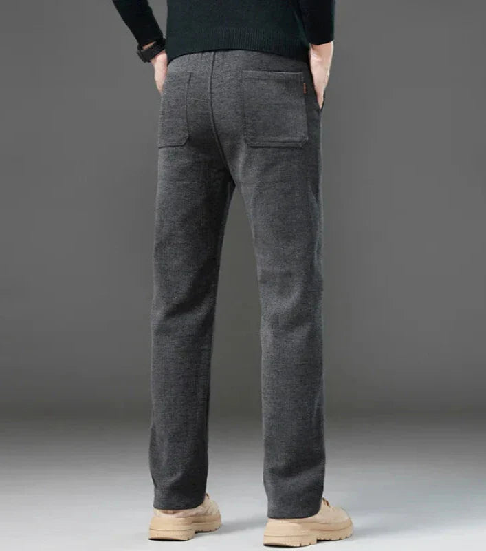Rugged Textured Corduroy Trousers