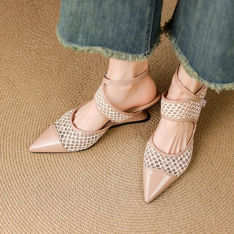 Luxurious Soft Leather Mule Shoes
