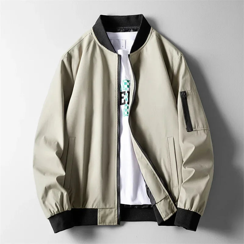 Warm Waterproof Bomber Coat