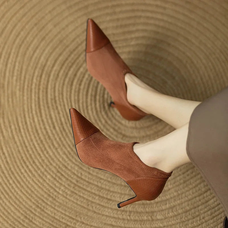 Luxury Genuine Leather High Heels