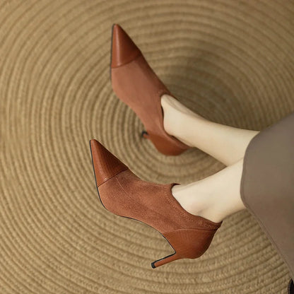 Luxury Genuine Leather High Heels