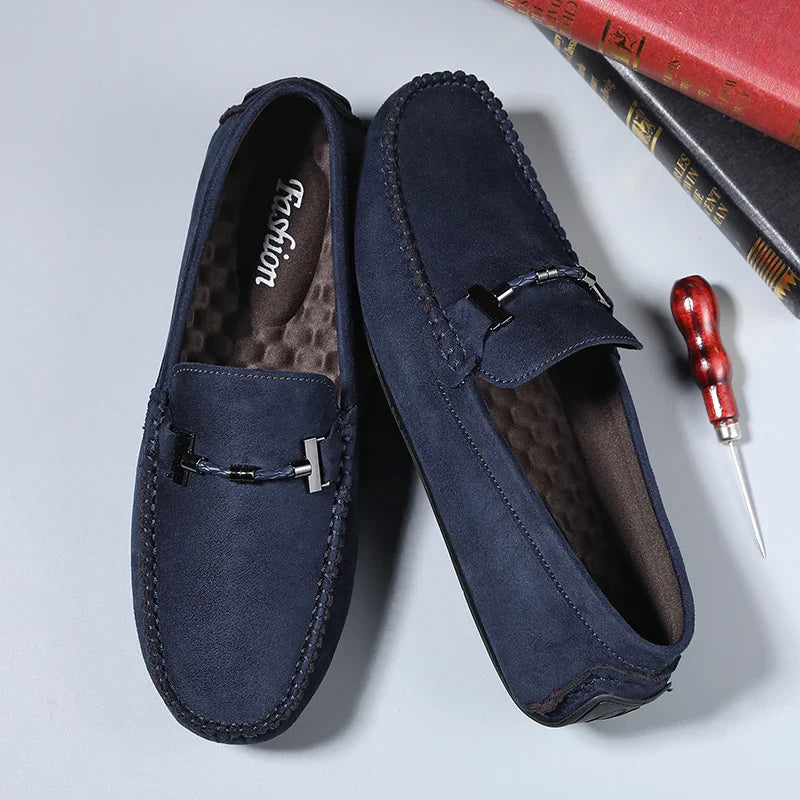 Luxurious Leather Slip On Shoes
