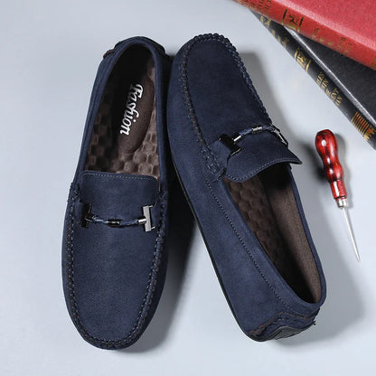 Luxurious Leather Slip On Shoes