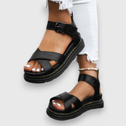 Women's Adjustable Teal Sandals - VibreMode