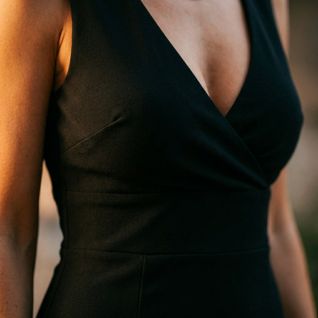 Women's Maxi Dress V-Neck Wrap High Slit