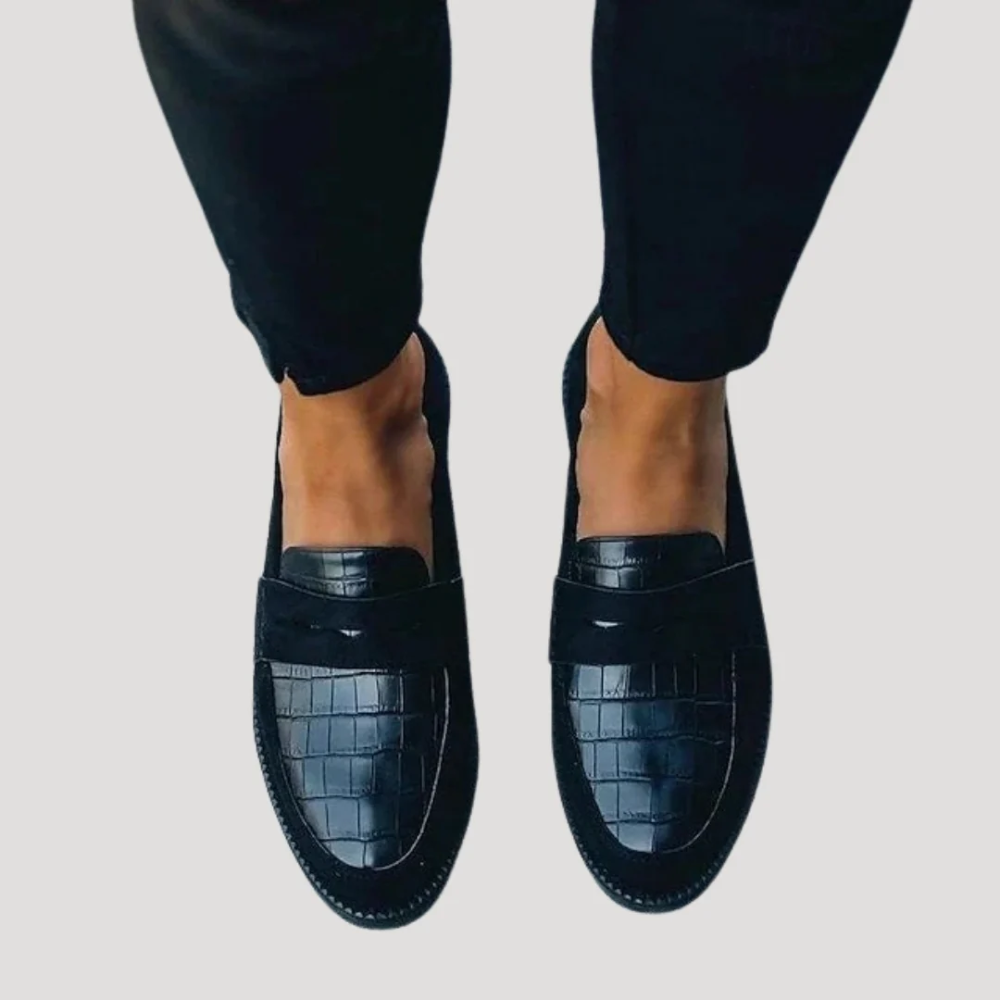 Authentic Leather Slip On Shoes