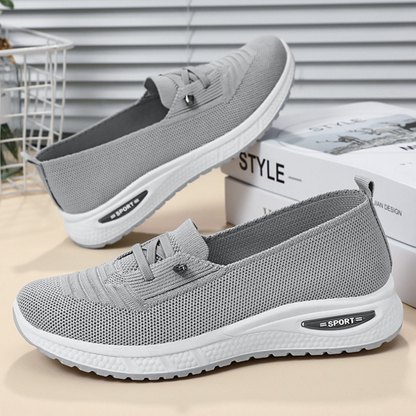 Comfortable Women's Walking Shoes with Arch Support and Mesh Upper