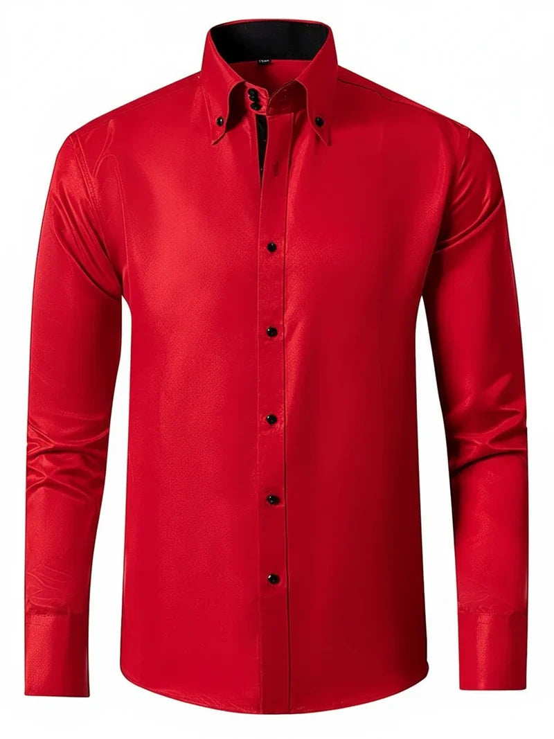 Men's Slim Fit Dress Shirt