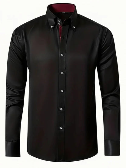 Men's Slim Fit Dress Shirt - VibreMode