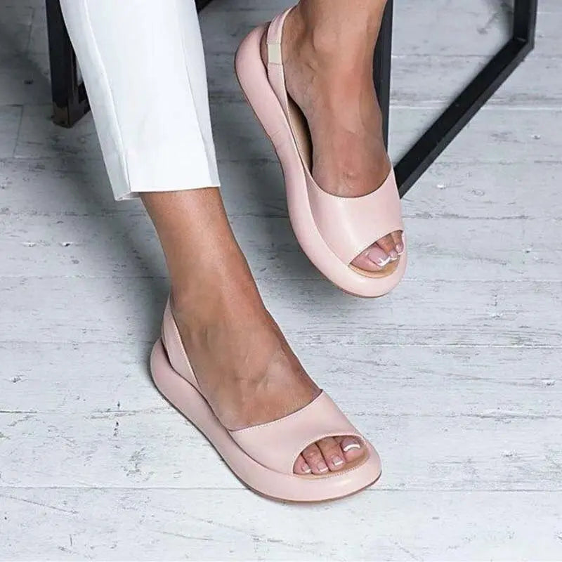 Women's Slingback Flat Shoes Comfortable - VibreMode