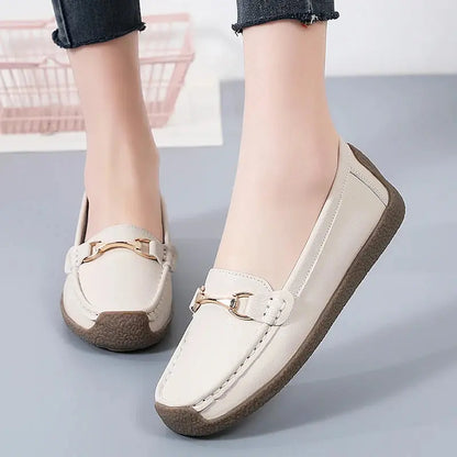 Women's Slip-On Moccasin Flats Comfortable - VibreMode