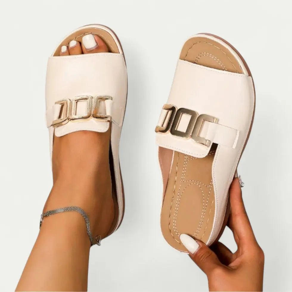 Women's Slip-On Sandals Comfortable Casual - VibreMode