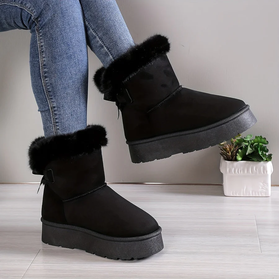Women's Slip-On Winter Boots Comfortable - VibreMode