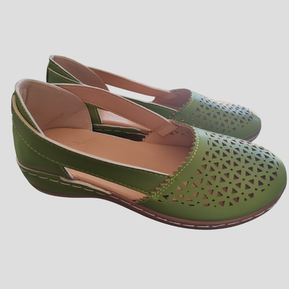 Womens Slip On Wedge Sandals
