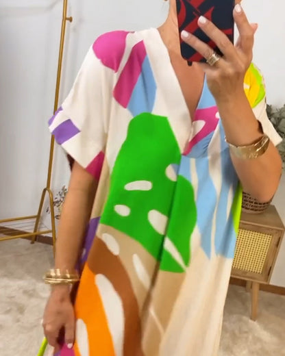 Green Floral Summer Dress