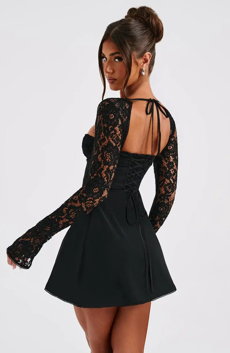 Women's Lace Bodycon Mini Dress
