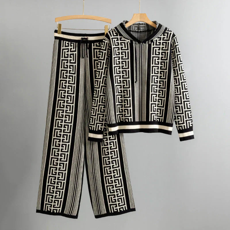 Women's 2 Piece Geometric Pattern Set
