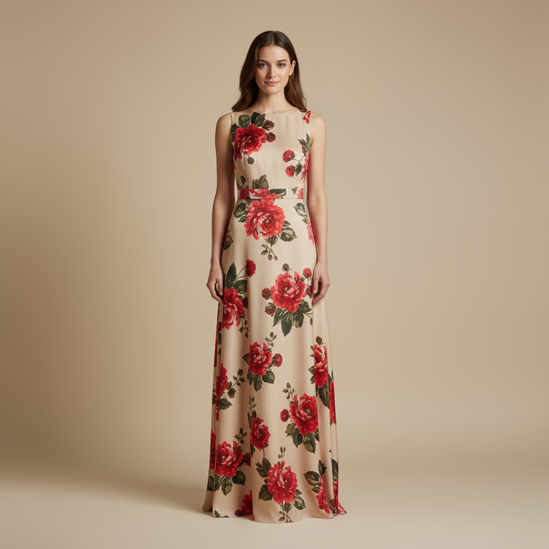 Women's Floral Dress Lightweight