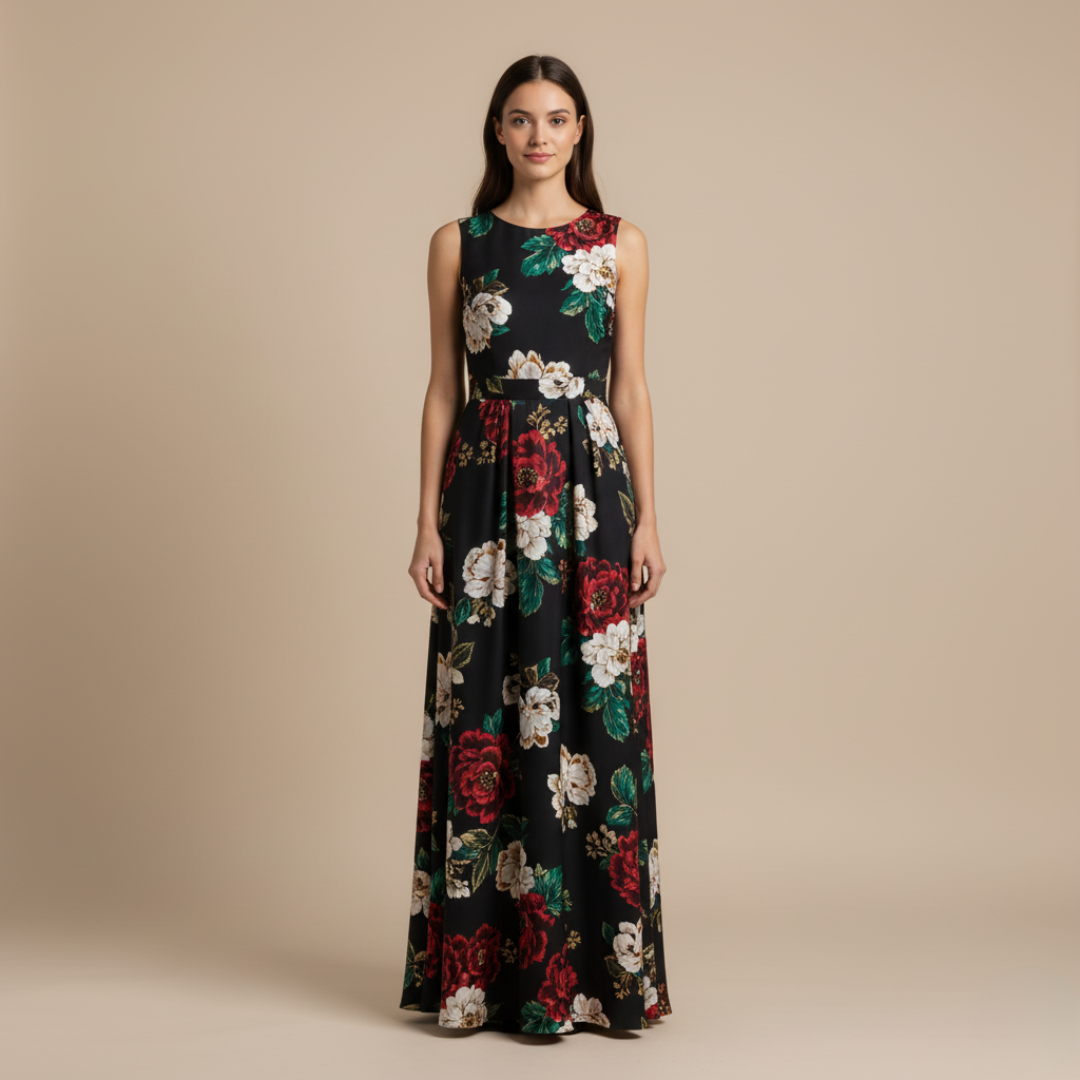 Women's Floral Dress Lightweight