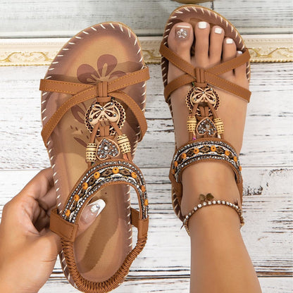 Comfortable Women's Flat Woven Sandals