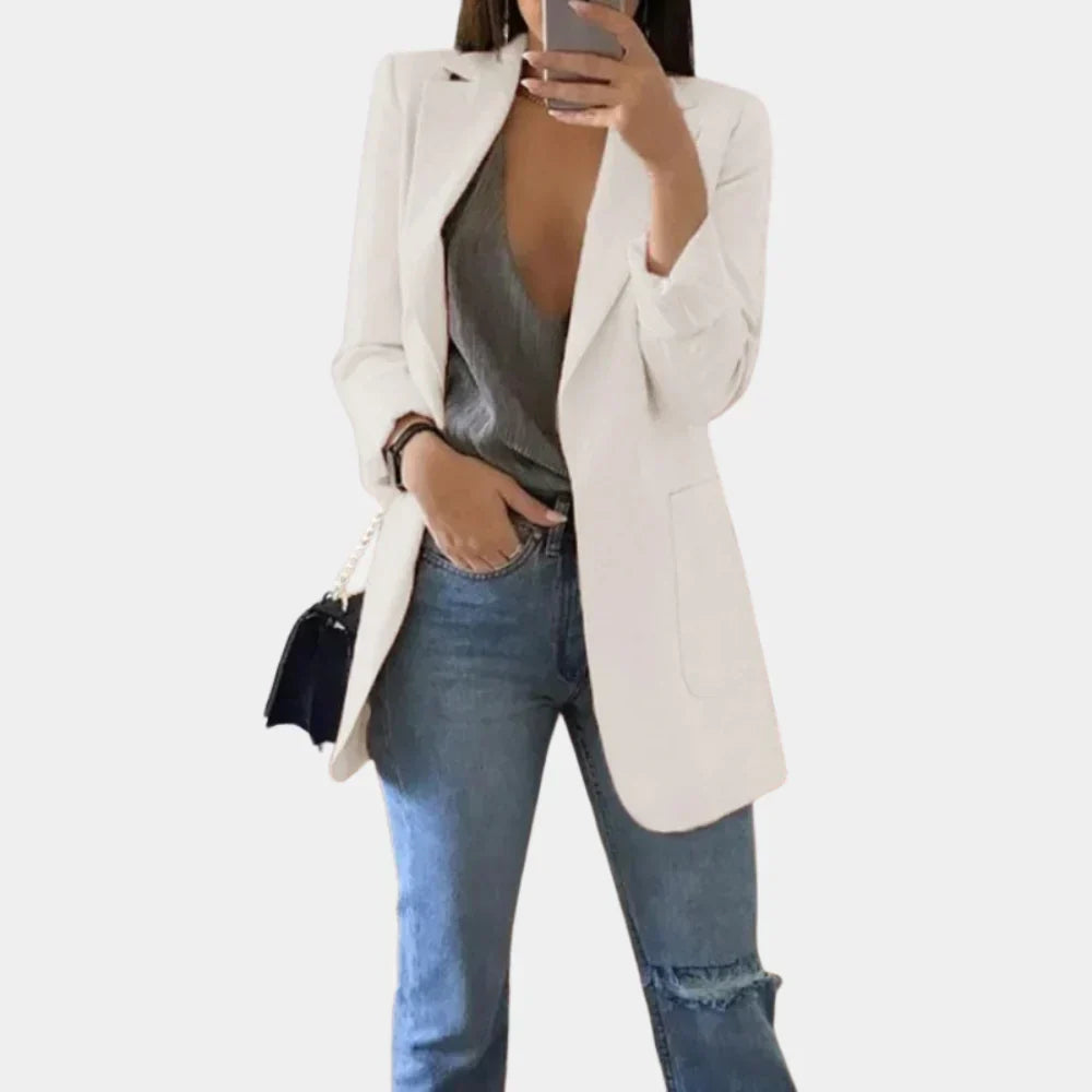 Women's Slim Fit Blazer Timeless Elegance - VibreMode