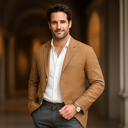Men's Textured Sport Coat - VibreMode