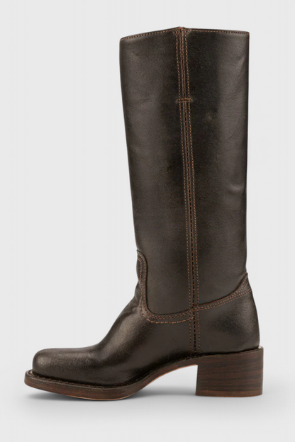 Warm Women's Block Heel Winter Boots