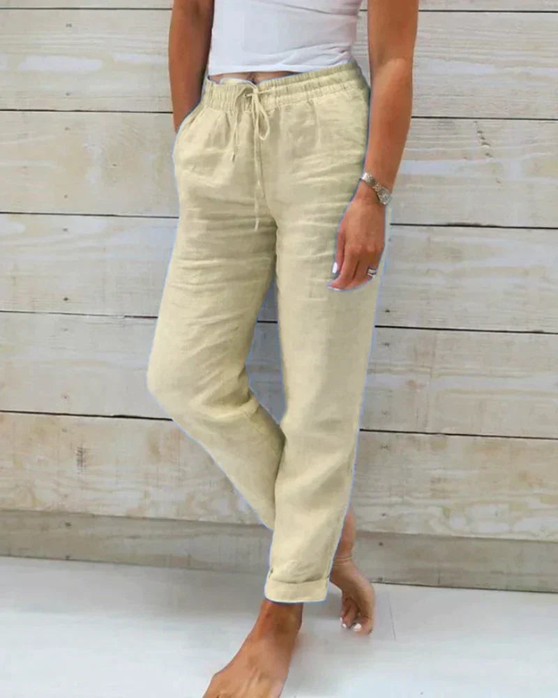 Women's Linen Casual Pants