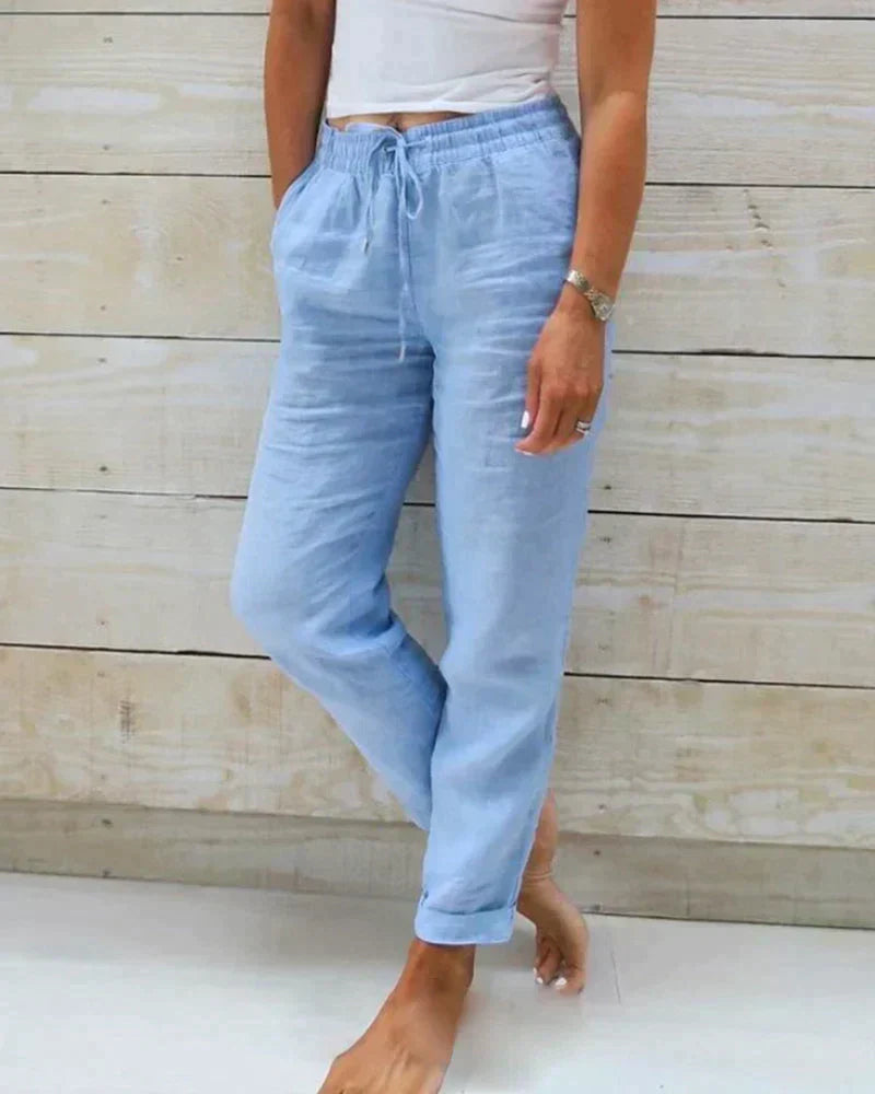 Women's Linen Casual Pants