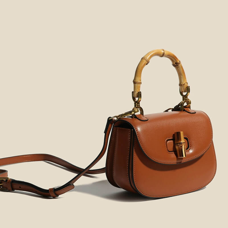 Natural Bamboo Leather Tote Bag
