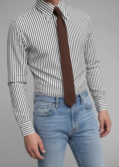 Men's Striped Casual Shirt