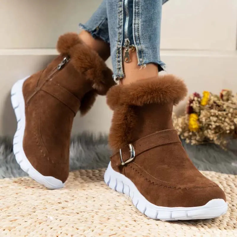 Women's Winter Boots Warm Elegant - VibreMode