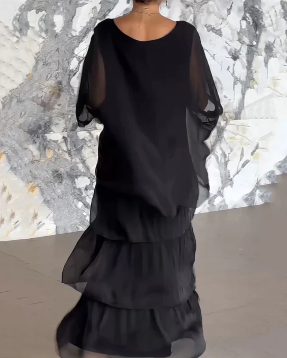 Beautiful Maxi Floor Length Evening Dress