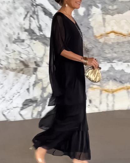 Beautiful Maxi Floor Length Evening Dress