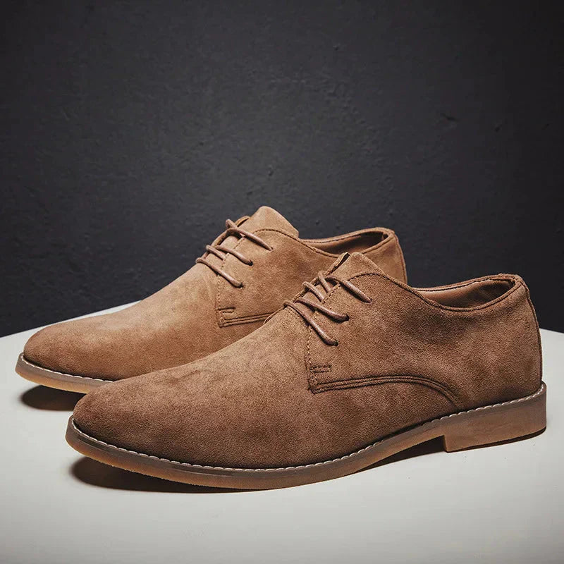 Men's Suede Oxford Shoes