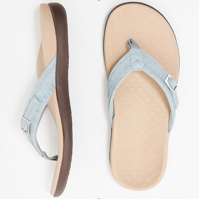 Orthopedic Arch Support Flip Flops Womens Caliboot