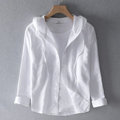 Women's Linen Blouse Breathable