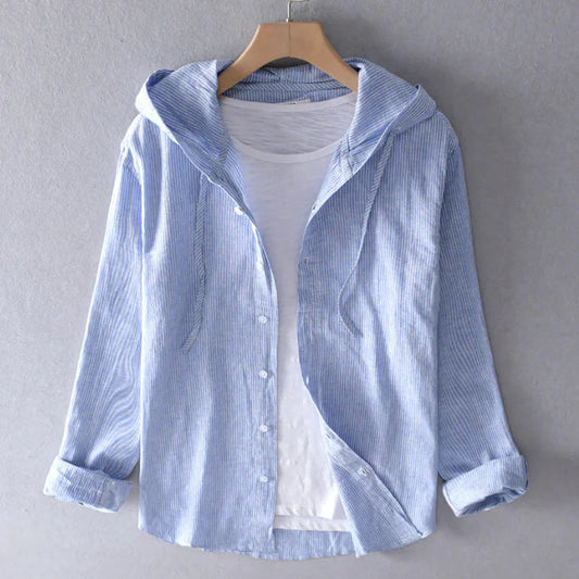 Women's Linen Blouse Breathable - VibreMode