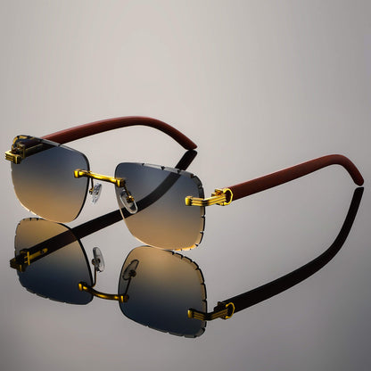 Classic Frameless Vintage Sunglasses