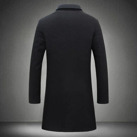 Stylish Men's Spring Long Trench Coat