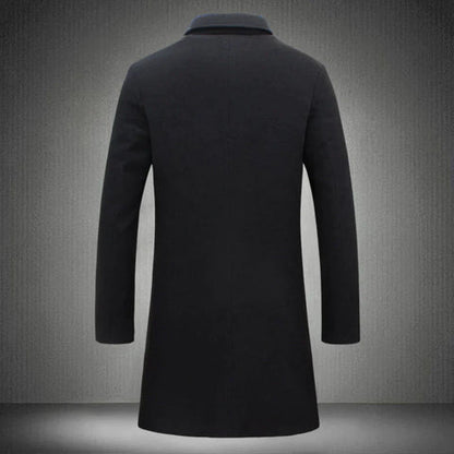 Stylish Men's Spring Long Trench Coat