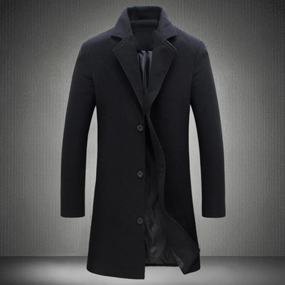 Stylish Men's Spring Long Trench Coat - VibreMode