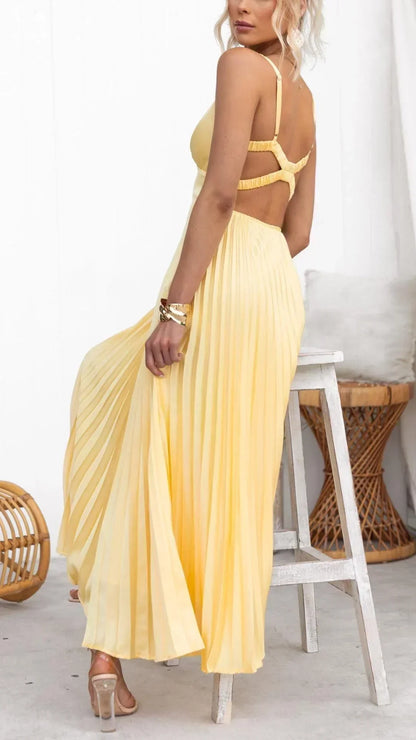 Floral V Neck Long Maxi Dress for Women