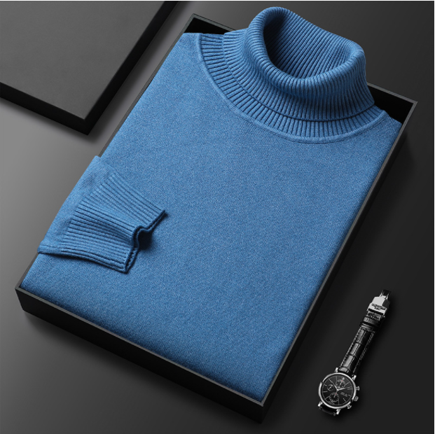 Stylish Men's Lightweight Crew Neck Sweater - VibreMode