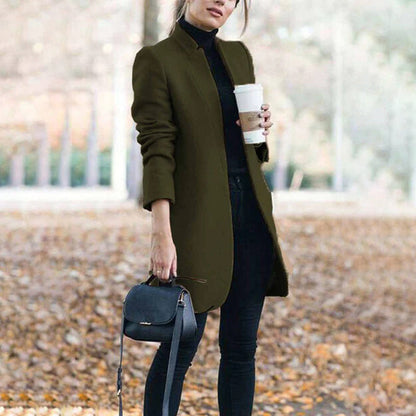 Ladies Elegant Spring Long Trench Coat