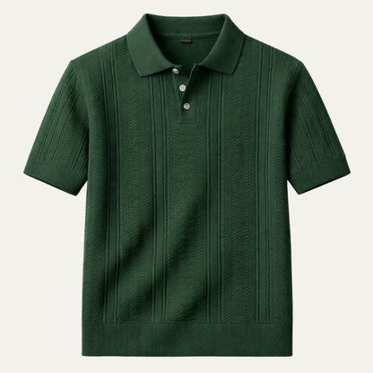 Men's Breathable Polo Shirt Knit - VibreMode
